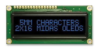 MIDAS DISPLAYS MCOB21605GX-EBP