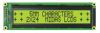 MIDAS DISPLAYS MC22405C6WK-SPTLY