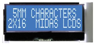 MIDAS DISPLAYS MCCOG21605C6W-BNMLWI