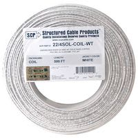 STRUCTURED CABLE 22/4SOL-COIL-WT