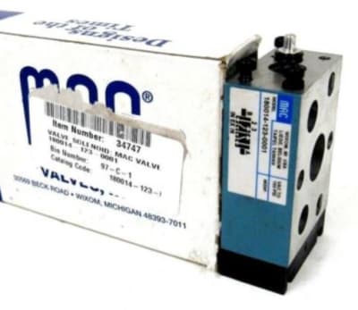 MAC VALVES INC 180014-123-0001