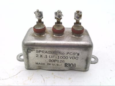 VISHAY 2X.1UF-1000VDC