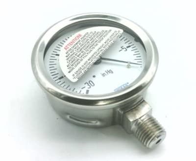 WIKA 232.53-2.5-30INHG-VAC-1/4