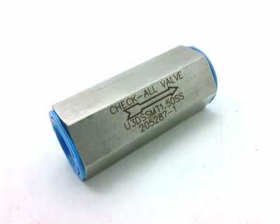 CHECK ALL VALVES U3DSSMT1.50SS