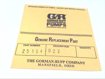 GORMAN RUPP 25154-022