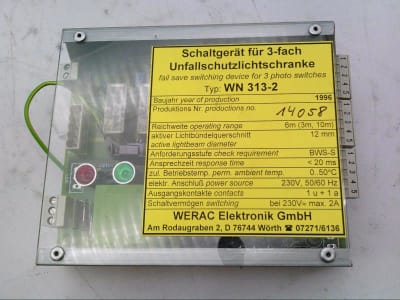 WERAC ELEKTRONIK WN 313-2