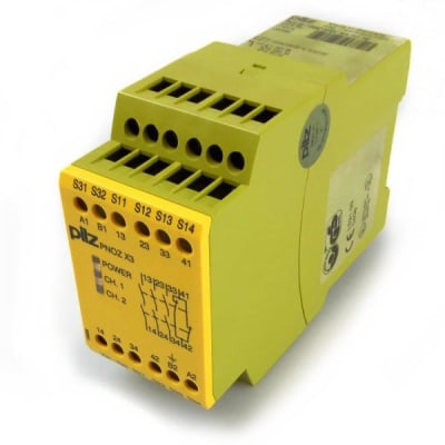 PILZ PNOZ-X3-110VAC-24VDC-3N/O-1N/C-1SO
