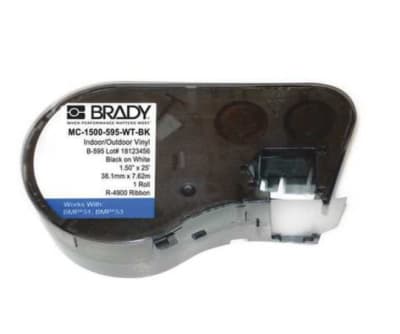 BRADY MC-1500-595-WT-BK