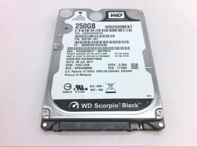 WESTERN DIGITAL WD2500BEKT-00PVMT0