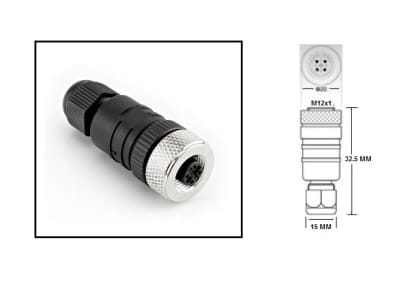 RADWELL VERIFIED SUBSTITUTE SACC-M12FS-4CON-PG7-M-SUB