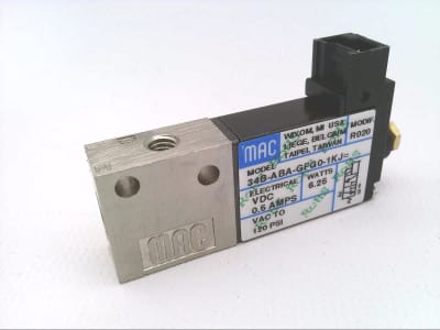 MAC VALVES INC 34B-ABA-GFG0-1KJ-R020