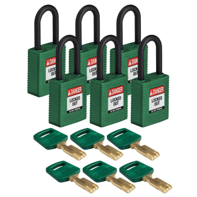 BRADY NYL-GRN-38PL-KA6PK