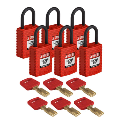 BRADY CPT-RED-25PL-KA6PK
