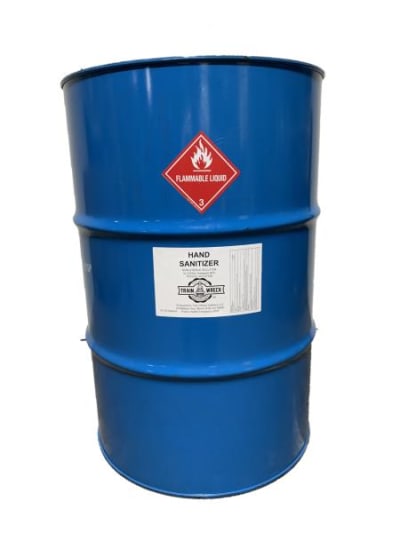TRAIN WRECK DISTILLERY HAND SANITIZER 55 GALLON