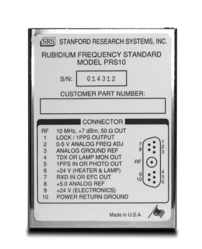 STANFORD RESEARCH PRS10