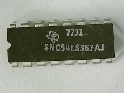 TEXAS INSTRUMENTS SEMI SNC54LS367AJ