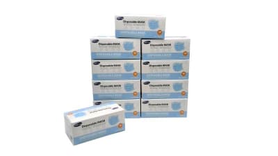 COMFORTIME DISPOSABLE FACE MASK - 10 BOXES OF 50