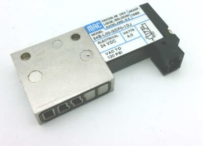 MAC VALVES INC 34B-L00-GDF0-1DJ