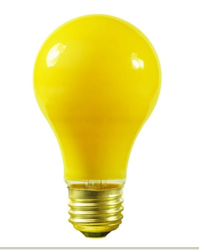 GTE A19 YELLOW 2 PACK