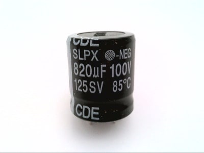 CORNELL DUBILIER SLPX821M100A1P3