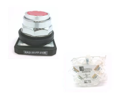 RADWELL VERIFIED SUBSTITUTE CR104PBG00R1-SUB (1NO/1NC)