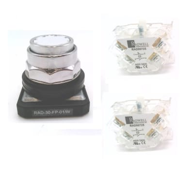 RADWELL VERIFIED SUBSTITUTE CR104PBG00W1-SUB (2NO/2NC)