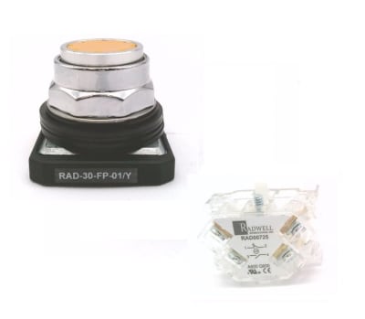 RADWELL VERIFIED SUBSTITUTE CR104PBG00E1-SUB (1NO/1NC)