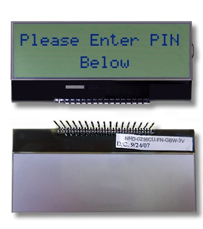 NEWHAVEN DISPLAY NHD-C0216CU-FN-GBW-3V