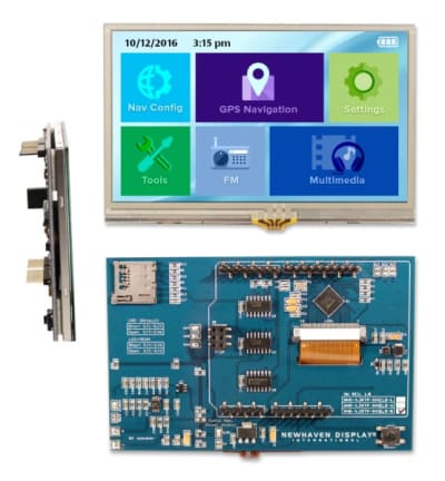 NEWHAVEN DISPLAY NHD-4.3RTP-SHIELD-N