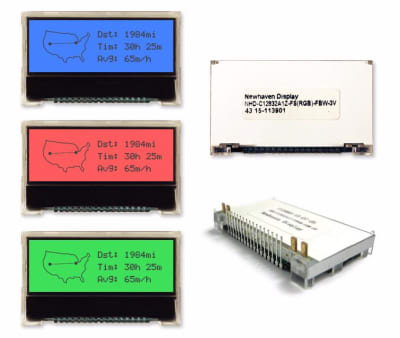 NEWHAVEN DISPLAY NHD-C12832A1Z-FS(RGB)-FBW-