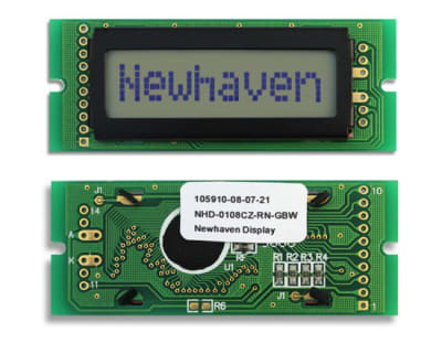 NEWHAVEN DISPLAY NHD-0108CZ-RN-GBW