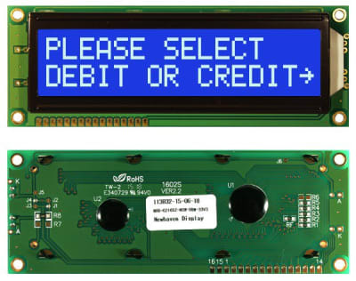 NEWHAVEN DISPLAY NHD-0216SZ-NSW-BBW-33V3