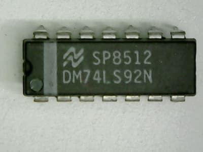 NATIONAL SEMICONDUCTOR DM74LS92N
