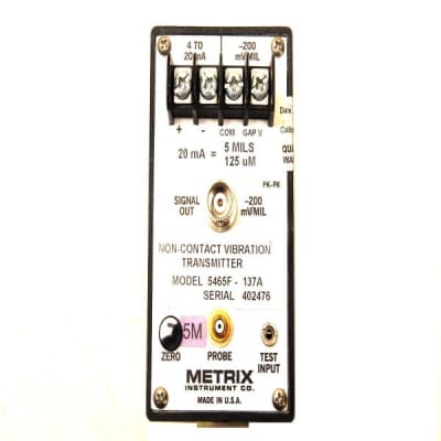 METRIX VIBRATION 5465F-137A