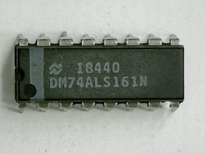 NATIONAL SEMICONDUCTOR DM74ALS161N