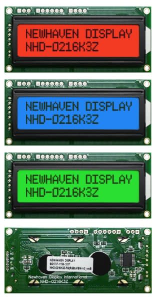 NEWHAVEN DISPLAY NHD-0216K3Z-FS(RGB)-FBW-V3