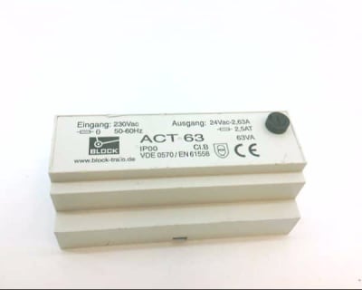 BLOCK ACT 63