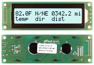 NEWHAVEN DISPLAY NHD-0220DZ-FSW-FBW