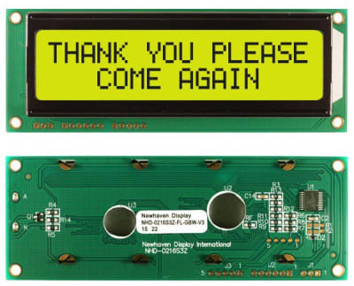 NEWHAVEN DISPLAY NHD-0216S3Z-FL-GBW-V3