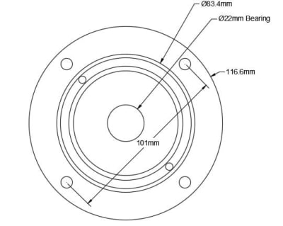 RADWELL VERIFIED SUBSTITUTE 601A100-1-SUB-FRONT-HOUSING