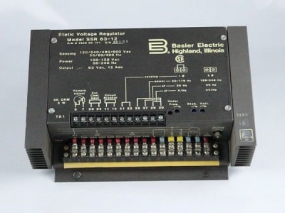 BASLER ELECTRIC SSR 63-12