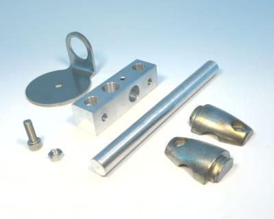 EFECTOR BRKT, 50MM REFL, EXTRUDE RAIL-UE0004