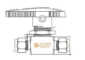 S LOK SBV3H-S-12T-PK-S6