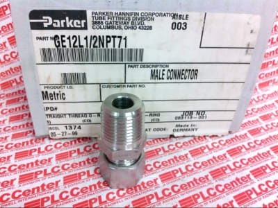 PARKER GE12L1/2NPT71