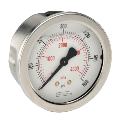 NOSHOK 25-911-SST-6000-PSI/KPA-SSFF-GY40-BP3-CC