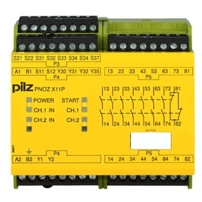 PILZ PNOZ-X11P-24VAC-24VDC-7N/O-1N/C-2SO