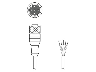 LEUZE K-D M12A-5P-2M-FAB