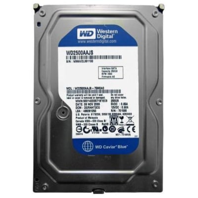 WESTERN DIGITAL WD2500AAJS-75M0A0