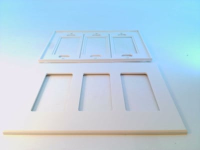 LUTRON NT-R3R3R3-FB-WH
