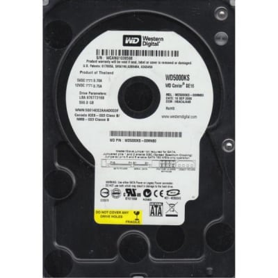 WESTERN DIGITAL WD5000KS-00MNB0
